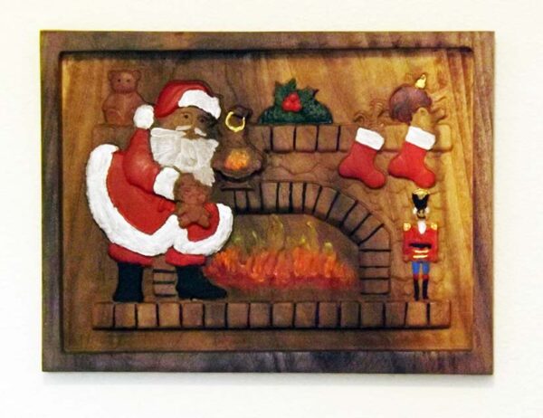 FIREPLACE-SANTA