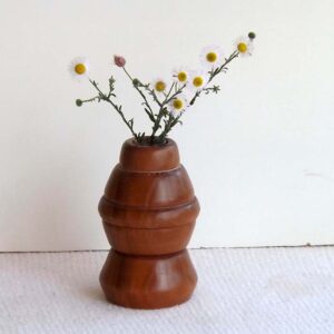 MAHOGANY-BUD-VASE