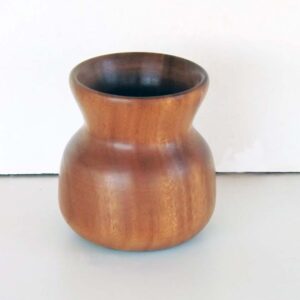 MAHOGANY VASE