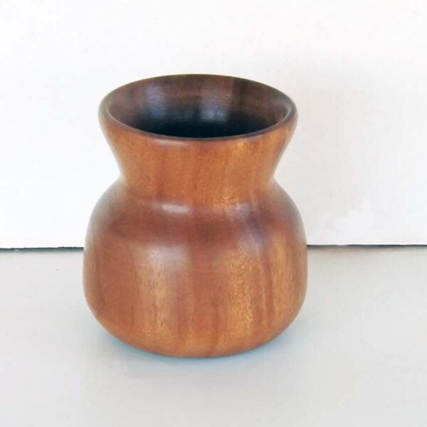 MAHOGANY VASE