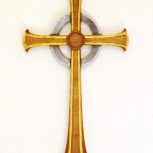 wood-cross-gold-silver